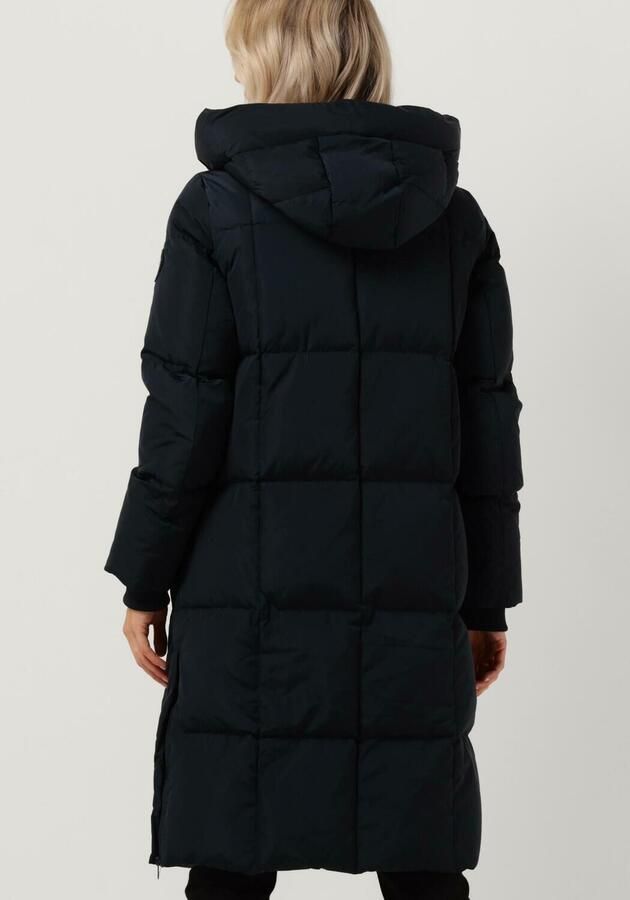 MOS MOSH Gewatteerde lange jas met opstaande kraag model 'Nova'