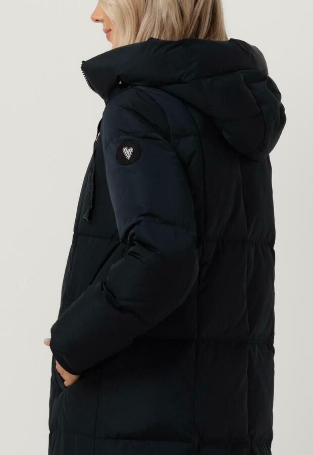 MOS MOSH Gewatteerde lange jas met opstaande kraag model 'Nova' - Foto 2