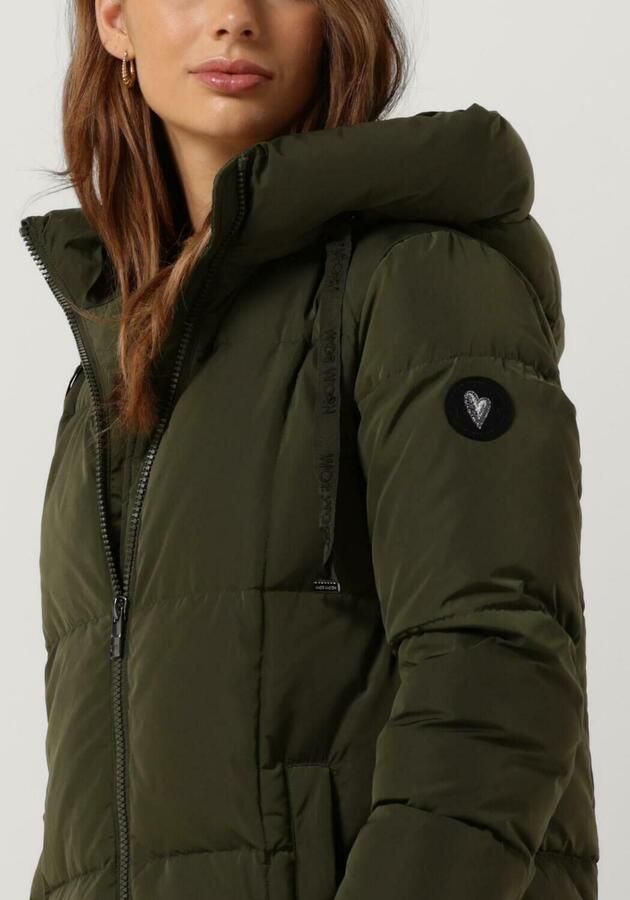 MOS MOSH Gewatteerde lange jas met opstaande kraag model 'Nova' - Foto 2