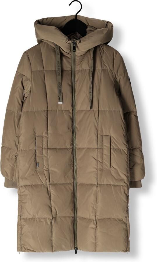MOS MOSH Dames Jassen Nova Square Down Coat Khaki - Foto 4