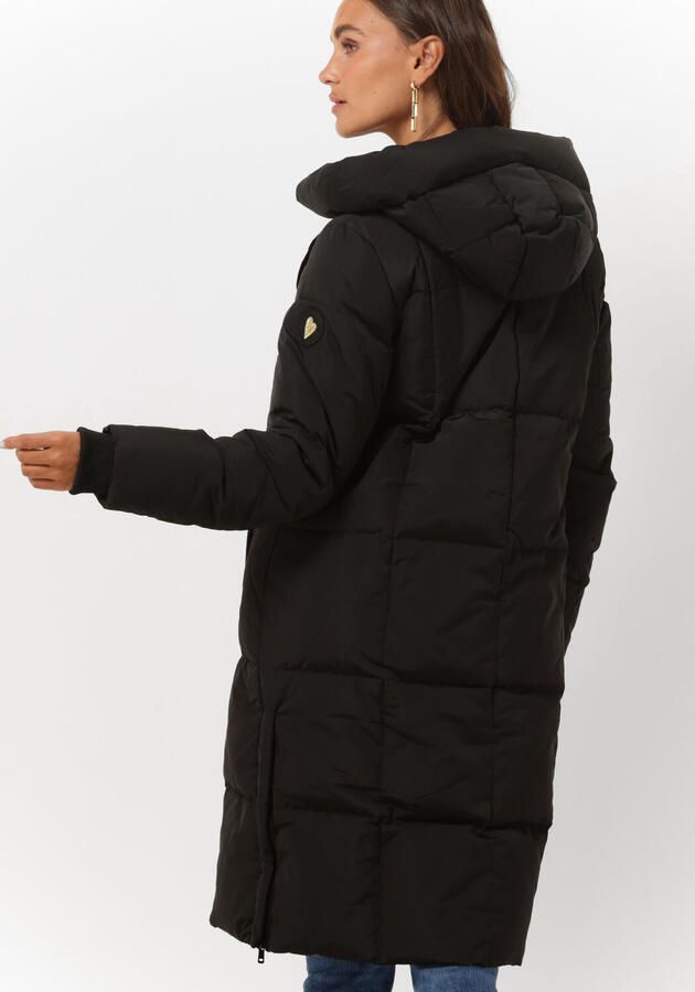 MOS MOSH Gewatteerde lange jas met opstaande kraag model 'Nova'