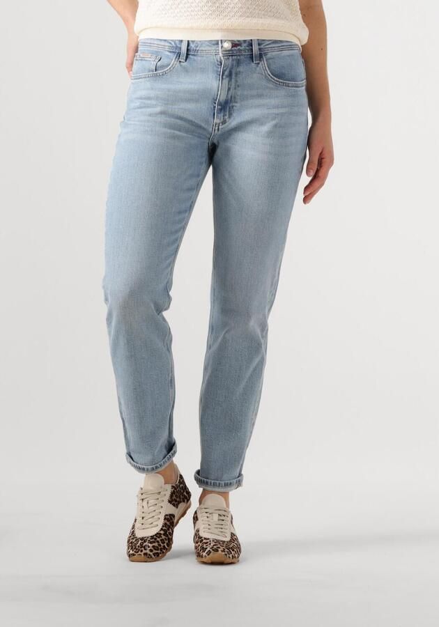 Mos Mosh regular waist slim fit jeans light blue denim - Foto 4