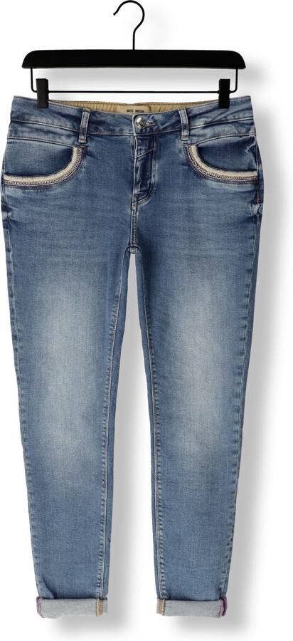 MOS MOSH Klassieke Cropped Jeans met Stijlvolle Details Blue Dames - Foto 3