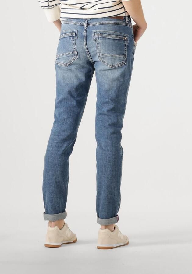 MOS MOSH Klassieke Cropped Jeans met Stijlvolle Details Blue Dames - Foto 1