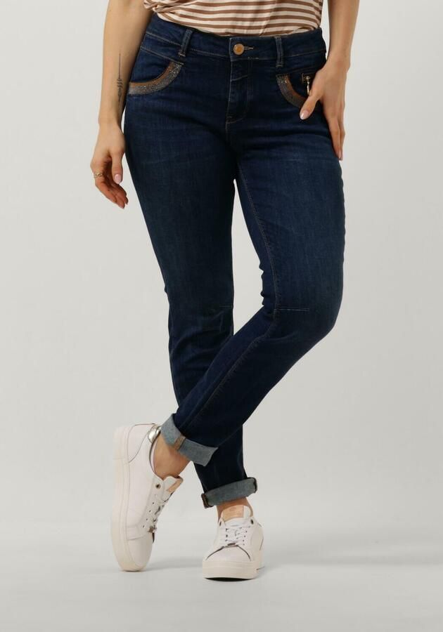 Blauwe Mos Mosh Slim Fit Jeans Naomi Shade Blue Jeans - Foto 4