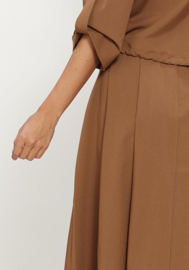 MOS MOSH Dames Rokken Mmkit Sato Skirt Bruin - Foto 3