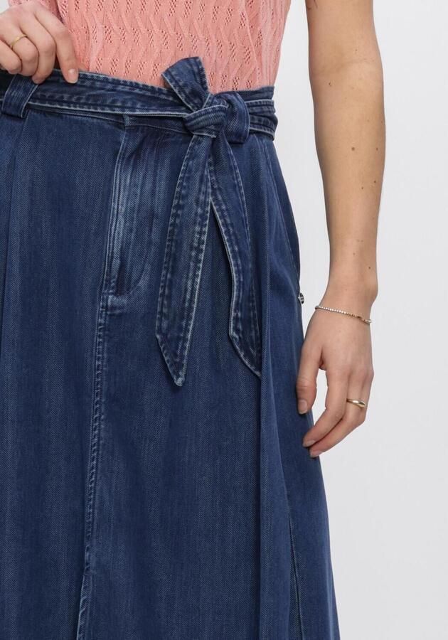 MOS MOSH Dames Rokken Mmkoda Dinem Skirt Blauw - Foto 3