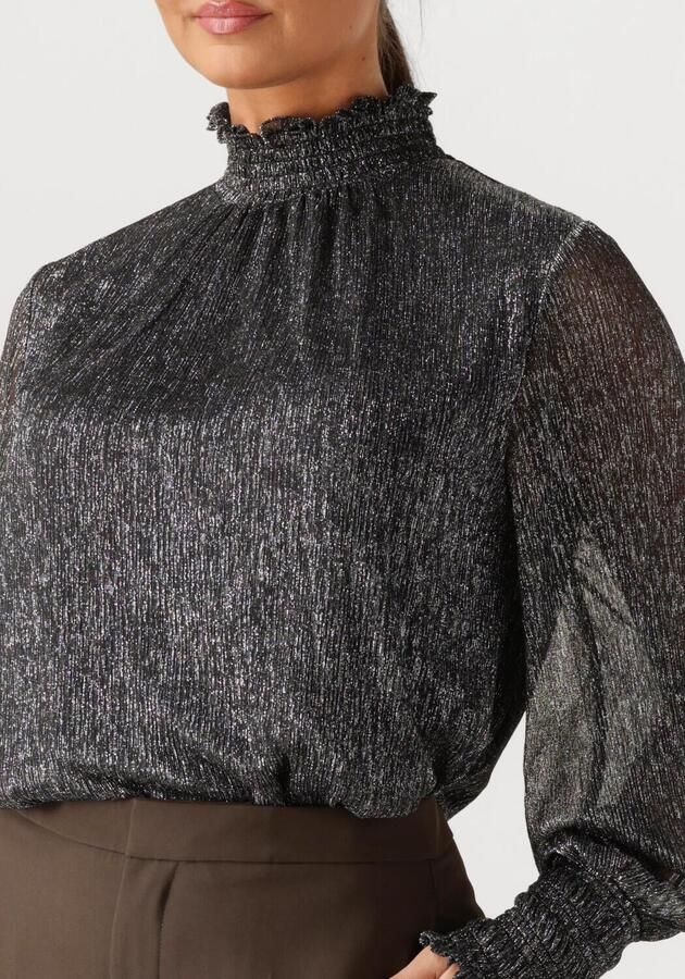 MOS MOSH Dames Tops & T-shirts Mmximena Glam Ls Blouse Donkergrijs