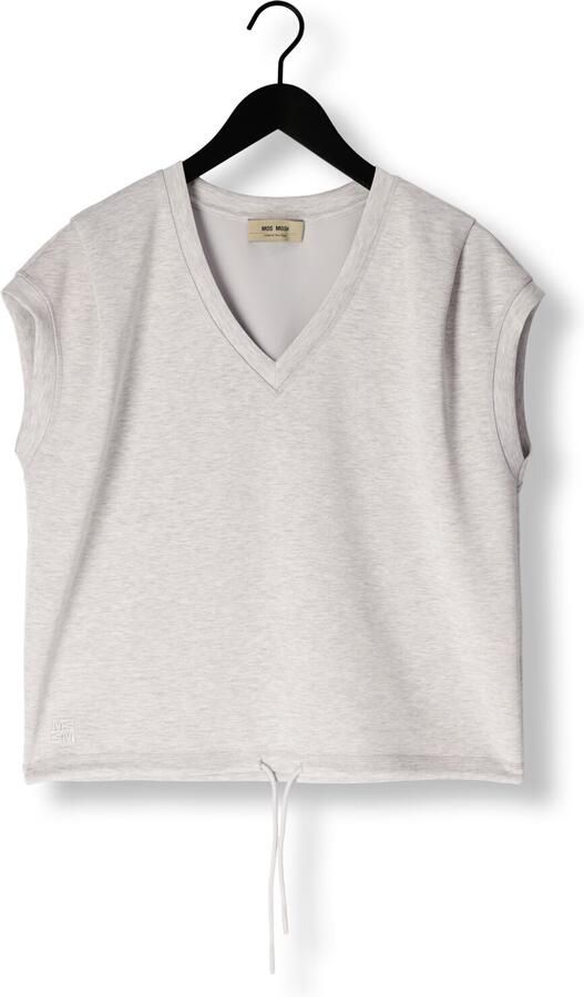 MOS MOSH Dames Tops & T-shirts Nadi Lichtgrijs - Foto 3