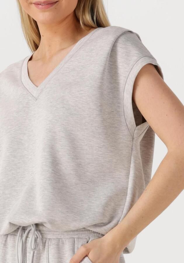 MOS MOSH Dames Tops & T-shirts Nadi Lichtgrijs - Foto 2