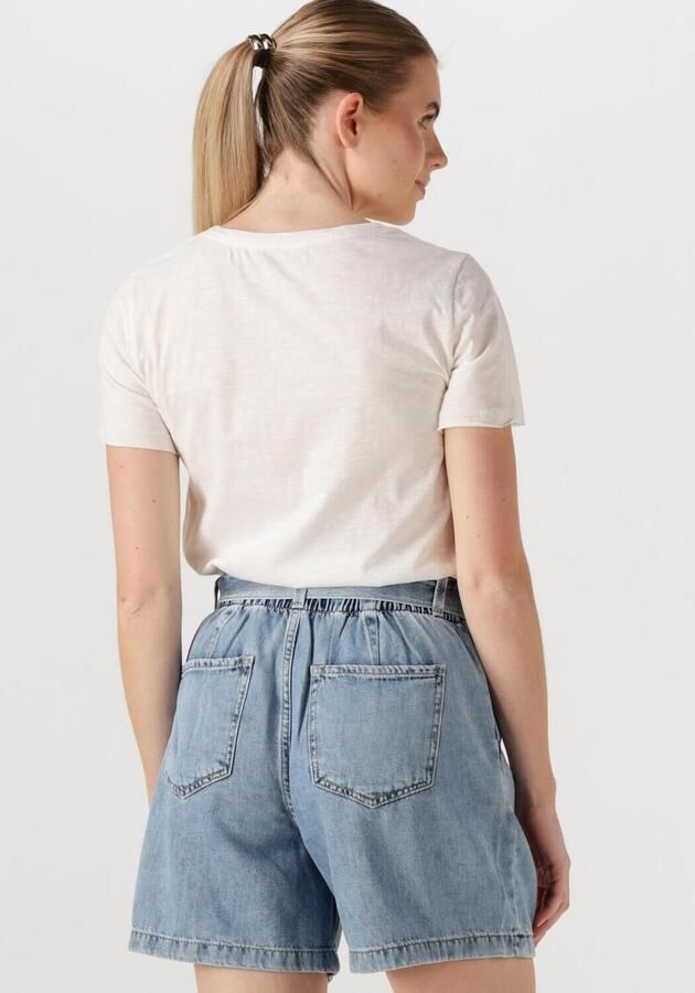 MOS MOSH T-shirt met geribde V-hals model 'Nadine' - Foto 2