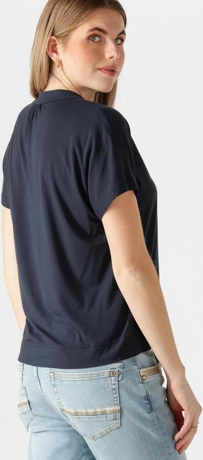 MOS MOSH Dames Tops & T-shirts Shira Tee Donkerblauw - Foto 3