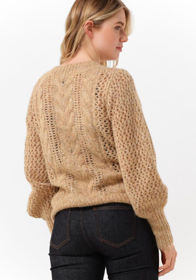 MOS MOSH Dames Truien & Vesten Imma V-neck Knit Camel - Foto 2