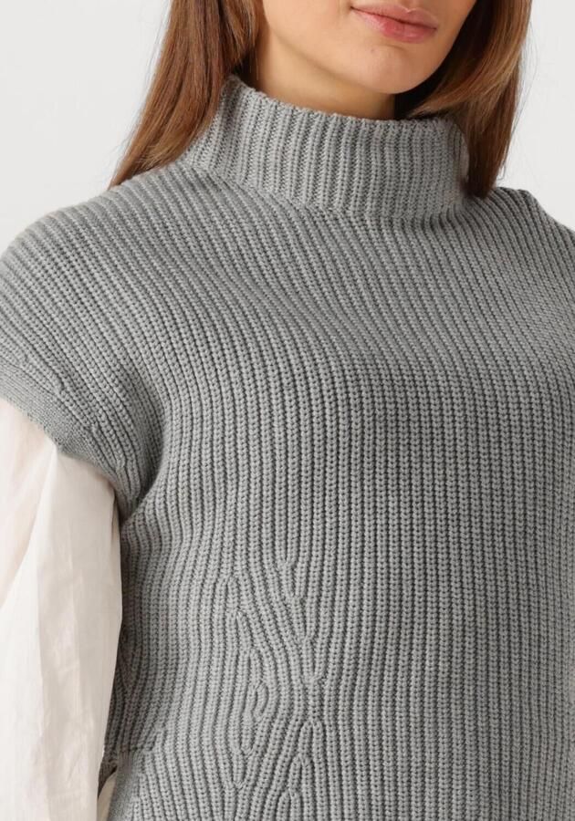 MOS MOSH Dames Truien & Vesten Mmbiola Bine Knit Vest Grijs - Foto 2