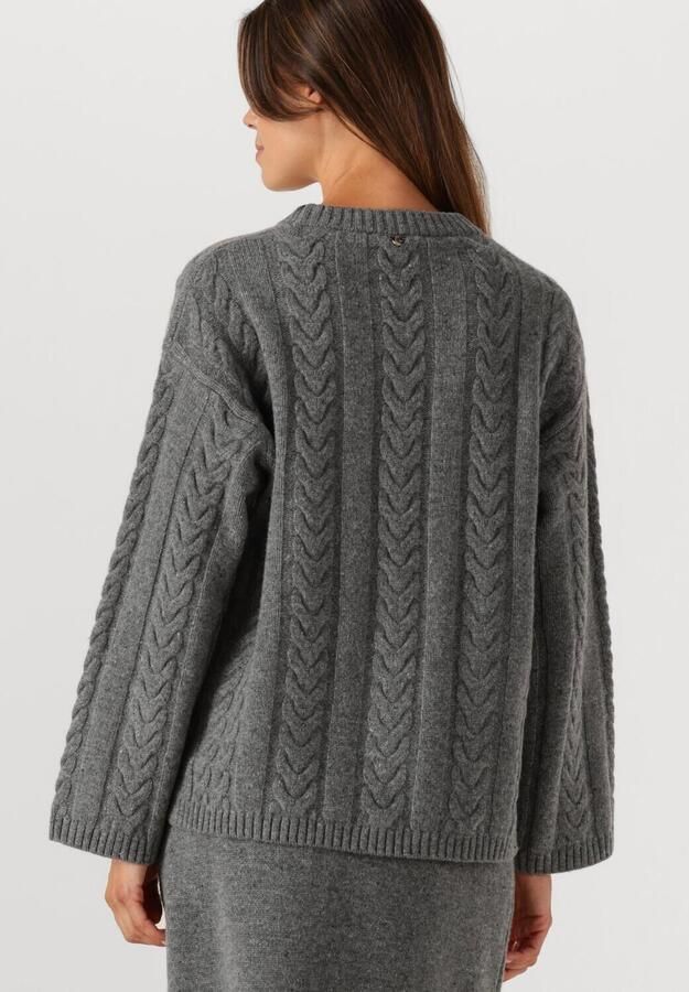 MOS MOSH Dames Truien & Vesten Mmbryndis Crewneck Knit Grijs - Foto 3