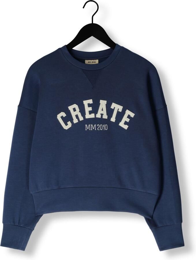 MOS MOSH Dames Truien & Vesten Mmcelli O-ls Sweatshirt Donkerblauw