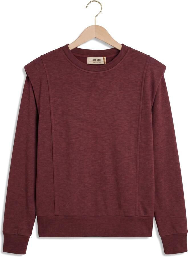 MOS MOSH Dames Truien & Vesten Mmmae O-3 4 Sleeve Sweatshirt Bordeaux - Foto 2