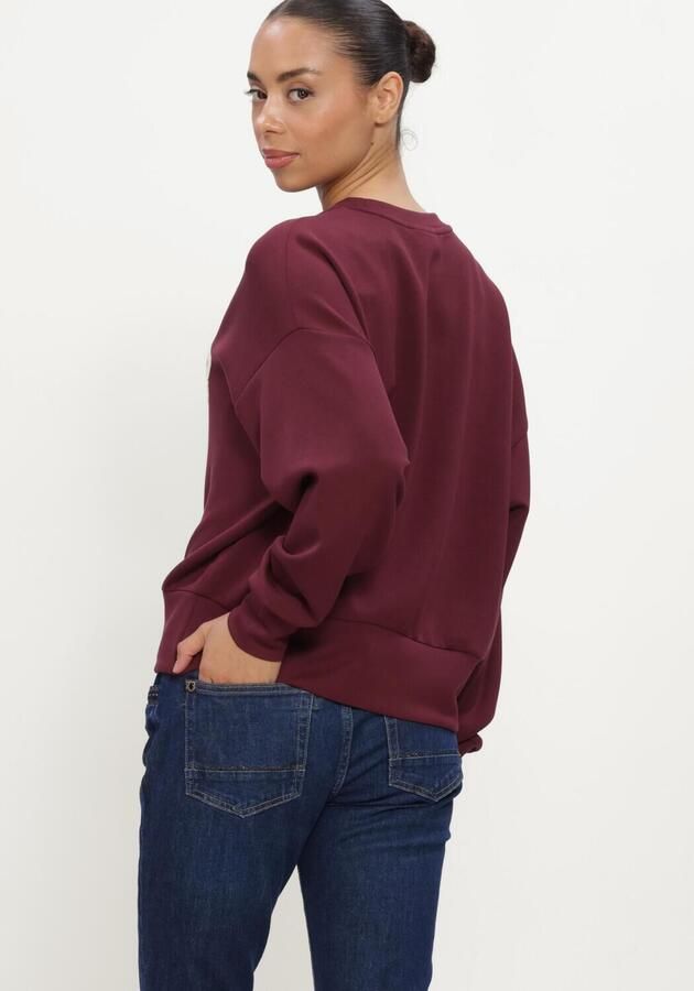 MOS MOSH Dames Truien & Vesten Mmnima O-ls Sweatshirt Bordeaux - Foto 3