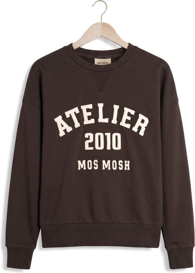 MOS MOSH Dames Truien & Vesten Mmnima O-ls Sweatshirt Bruin - Foto 2