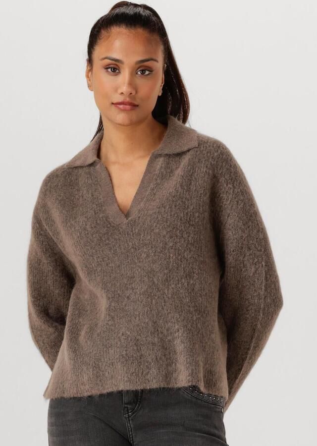 MOS MOSH Gebreide pullover van wolmix met polokraag model 'Aidy' - Foto 4