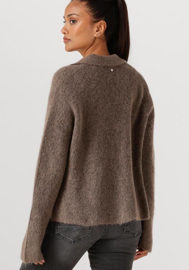 MOS MOSH Gebreide pullover van wolmix met polokraag model 'Aidy' - Foto 3