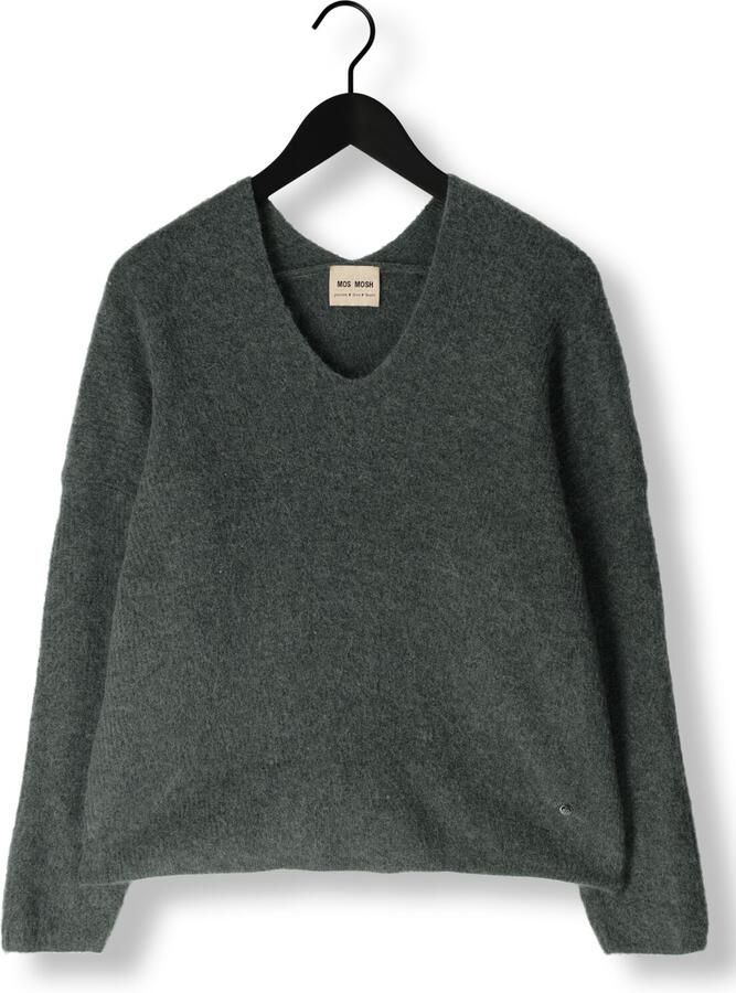 MOS MOSH Dames Truien & Vesten Mmthora V-neck Knit Groen