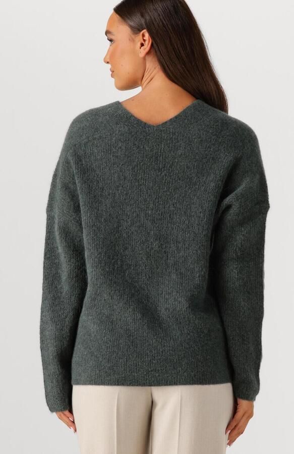 MOS MOSH Dames Truien & Vesten Mmthora V-neck Knit Groen - Foto 3