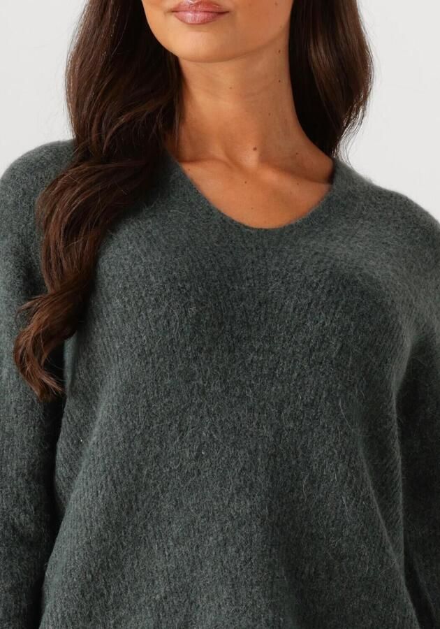 MOS MOSH Dames Truien & Vesten Mmthora V-neck Knit Groen - Foto 2