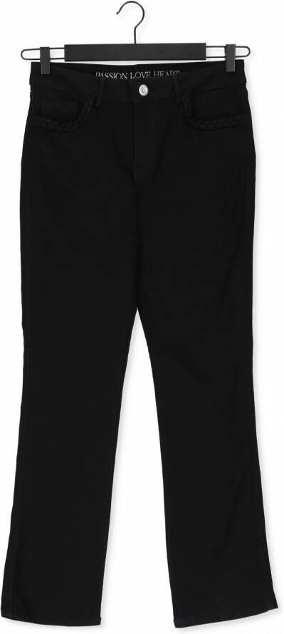 Mos Mosh Zwarte Straight Leg Jeans Ashley Praide Sharp Jeans