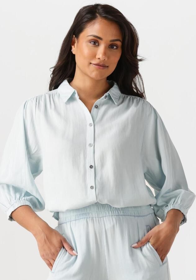 MOSCOW Dames Blouses 119-05-jorn Lichtblauw - Foto 4