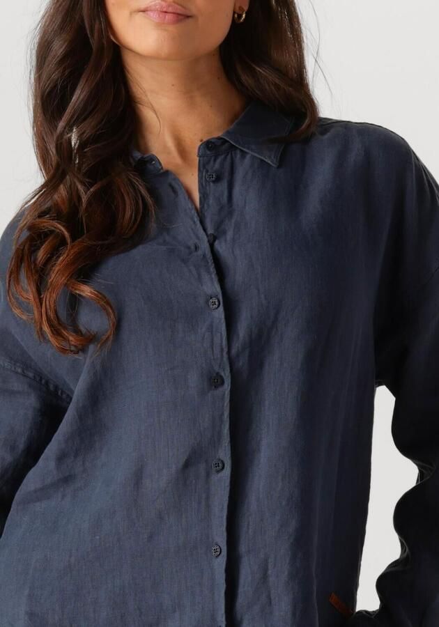 MOSCOW Dames Blouses 94-05-butto-1 Donkerblauw - Foto 2