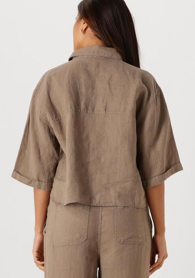 MOSCOW Dames Blouses 94-05-lady Taupe - Foto 3
