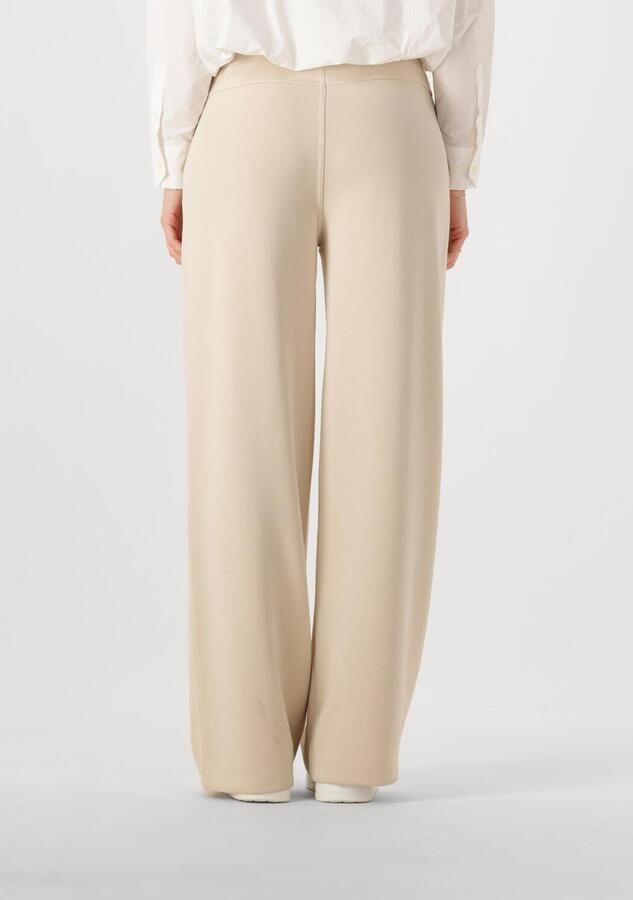Moscow Wijde Zandkleurige Broek Beige Dames