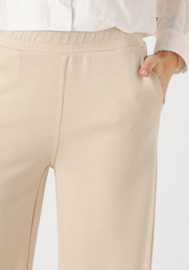 Moscow Wijde Zandkleurige Broek Beige Dames - Foto 2