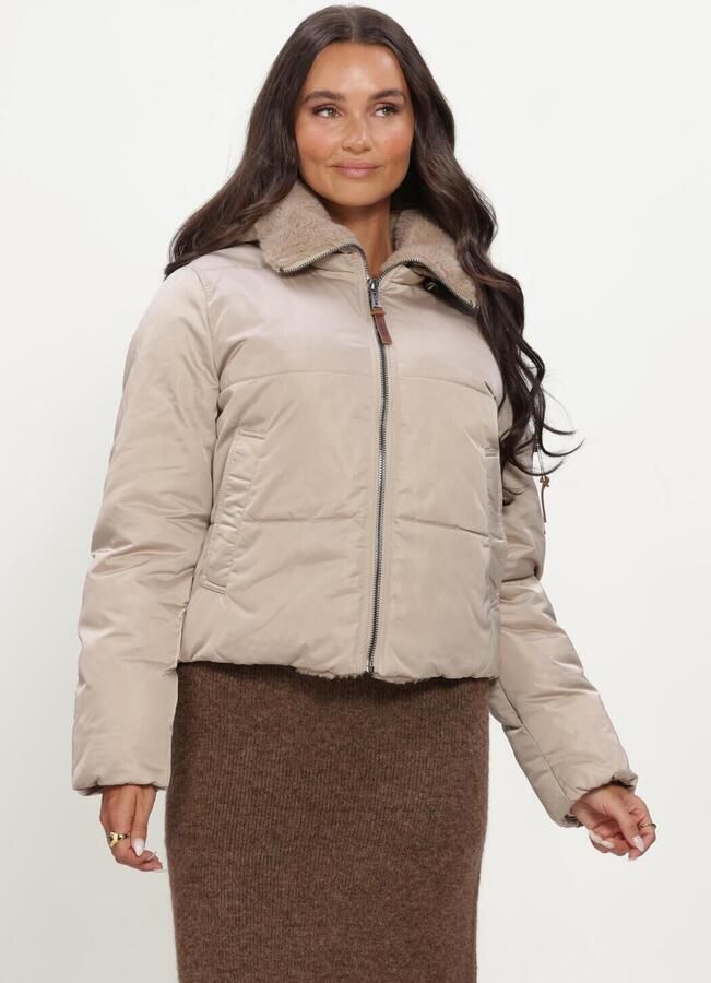 MOSCOW Dames Jassen 04-08-atlena Beige