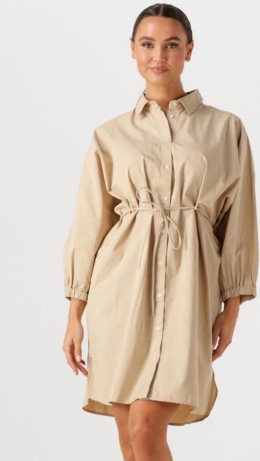 MOSCOW Dames Jurken 147-06-havanadress Beige
