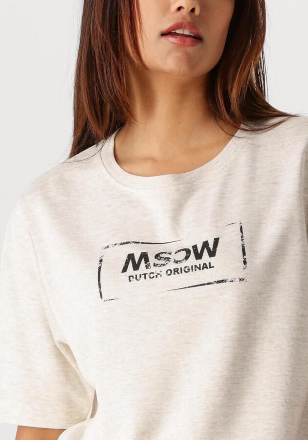 MOSCOW Dames Tops & T-shirts 52-04-culture Ecru - Foto 4