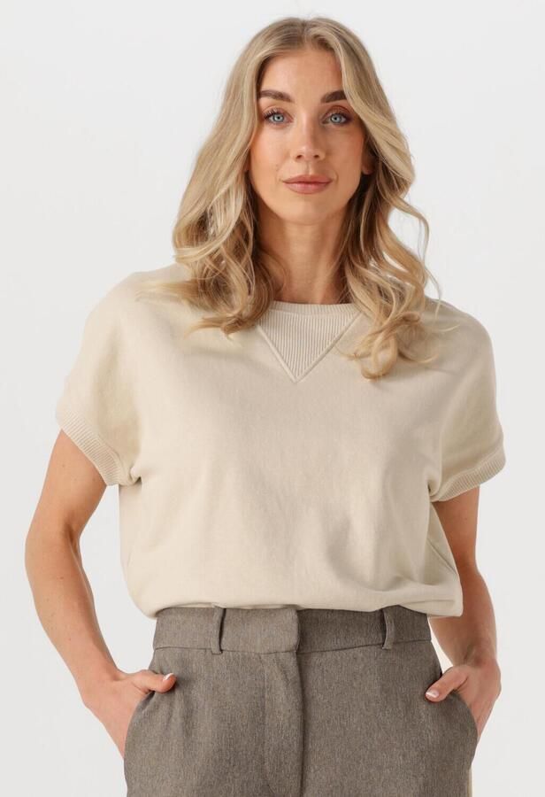 MOSCOW Dames Tops & T-shirts 53-04-romina-1 Beige - Foto 4