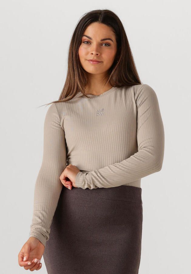 MOSCOW Dames Tops & T-shirts 53-04 Top Beige - Foto 4