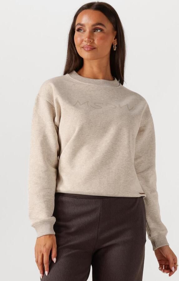 MOSCOW Dames Truien & Vesten 57-04 Logo Beige - Foto 4