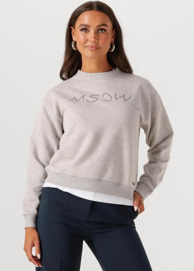 MOSCOW Dames Truien & Vesten 57-04 Logo Grijs - Foto 4