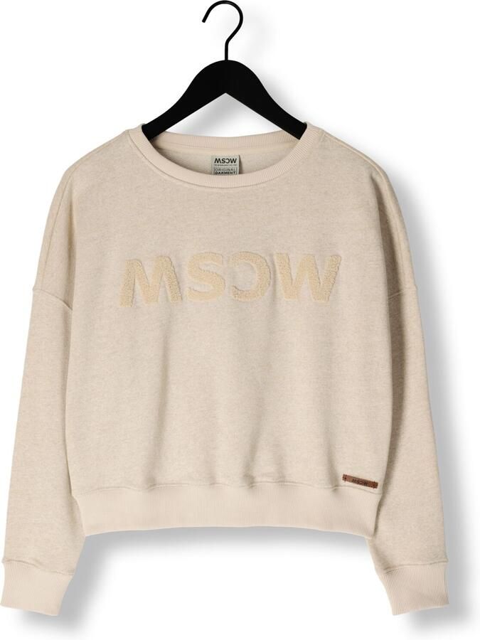 MOSCOW Dames Truien & Vesten 59-04-logosweat Zand