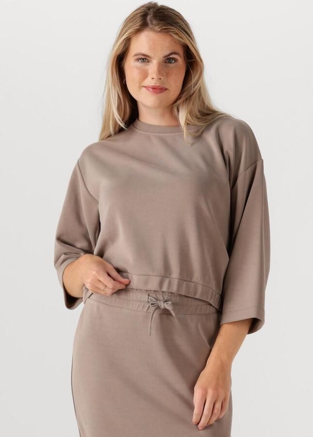 MOSCOW Dames Truien & Vesten 66-04 Again Taupe - Foto 4