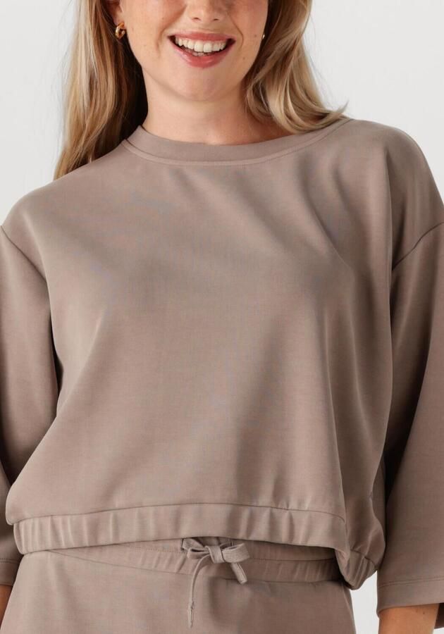 MOSCOW Dames Truien & Vesten 66-04 Again Taupe - Foto 3