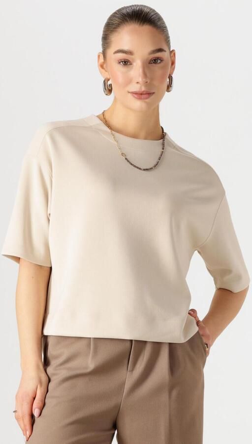 MOSCOW Dames Truien & Vesten 66-04-morisa-1 Beige - Foto 4