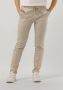 Moscow gestreepte straight fit broek 111A-02-Sunny zand - Thumbnail 1