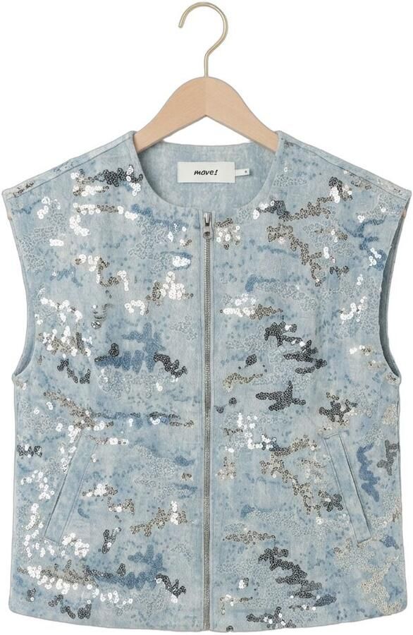 MOVES Dames Blazers Evits Waistcoat 4615 Lichtblauw - Foto 4