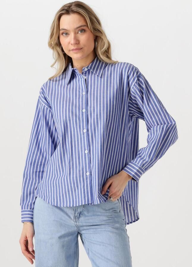 MOVES Dames Blouses Almira Shirt 4254 Blauw - Foto 4