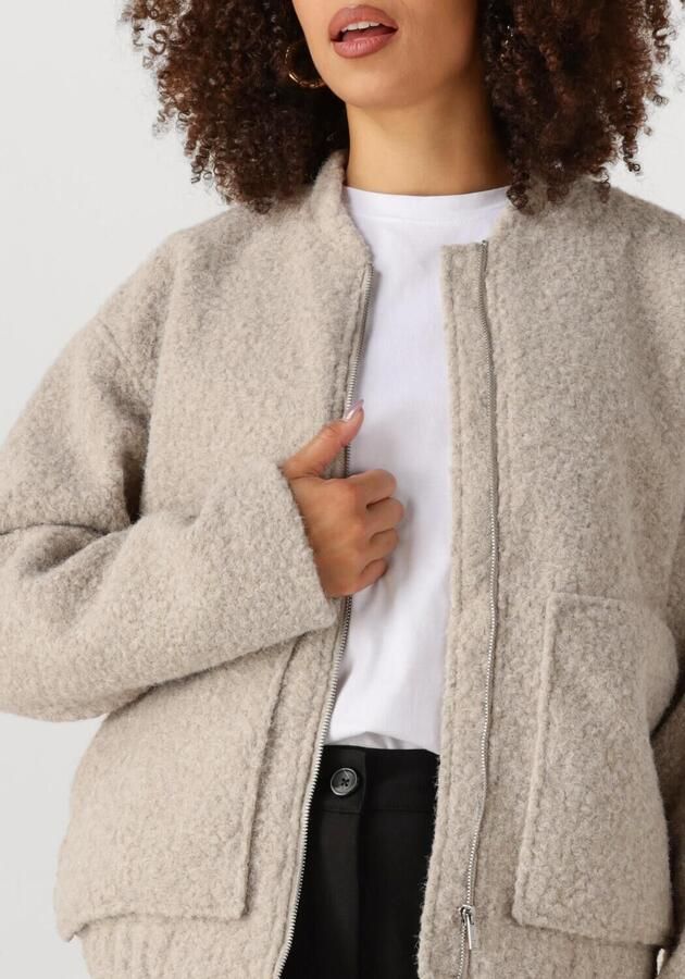 MOVES Dames Jassen Fran Bomber 4331 Beige - Foto 3