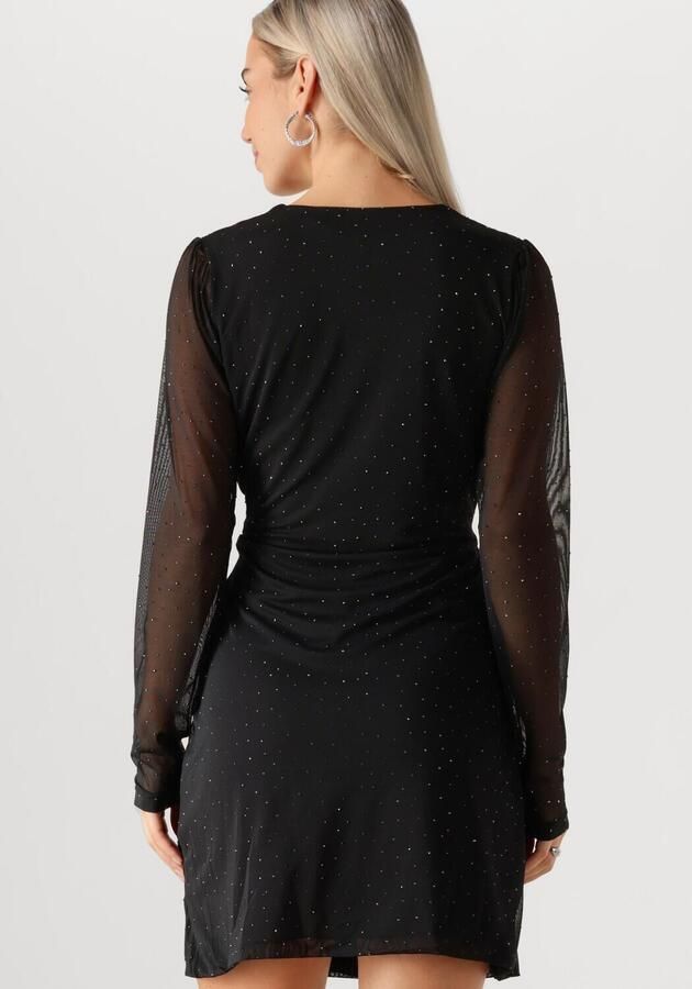 Moves Elegante Zwarte Mini Jurk Black Dames